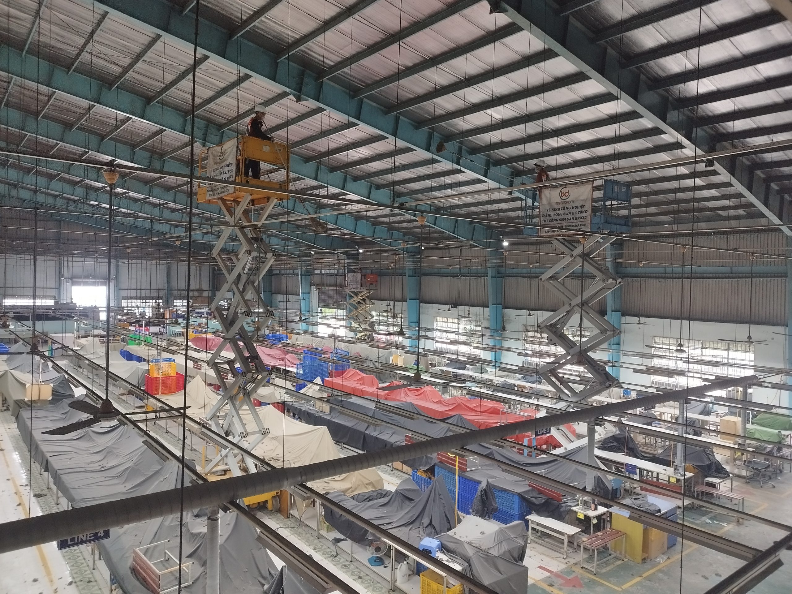 Dịch Vụ Vệ Sinh Quét Mạng Nhện Nhà Xưởng Tại Thuận Giao, Thuận An, Bình Dương